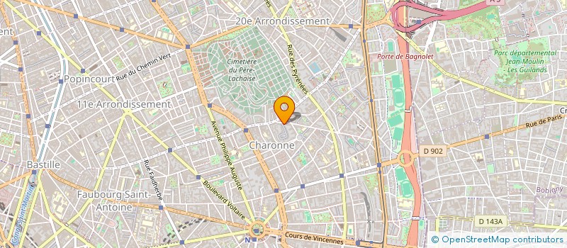 localisation de l'entreprise MADAME MYRIAM CAISSY  PARIS