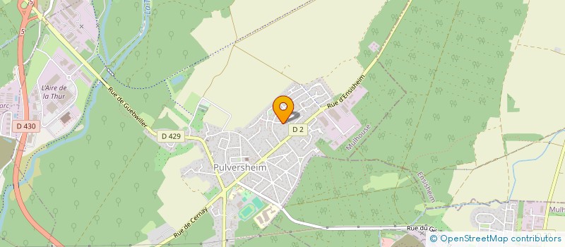 localisation de l'entreprise MADAME MYRIAM CAMUS  PULVERSHEIM