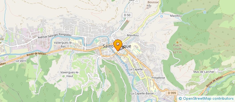 localisation de l'entreprise MADAME MYRIAM CANCES  SAINT-AFFRIQUE