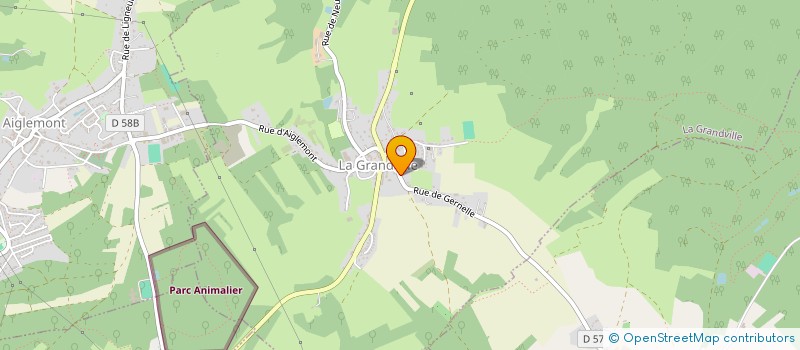 localisation de l'entreprise MADAME MYRIAM CAPITAINE  LA GRANDVILLE