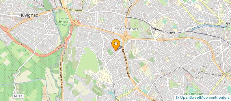 localisation de l'entreprise MADAME MYRIAM CARLOTTI à MONTPELLIER