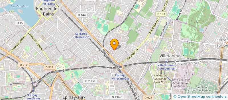 localisation de l'entreprise MADAME MYRIAM CARON  DEUIL-LA-BARRE