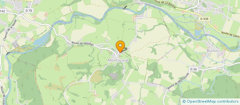 localisation de l'entreprise MADAME MYRIAM CARRERE  MONTOUSSE