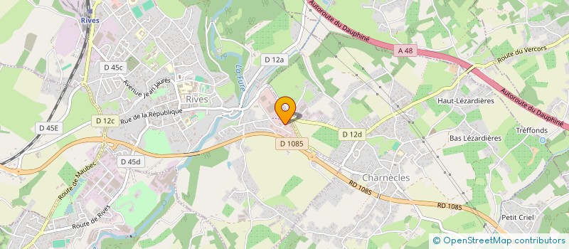 localisation de l'entreprise MADAME MYRIAM CARTIER  RIVES