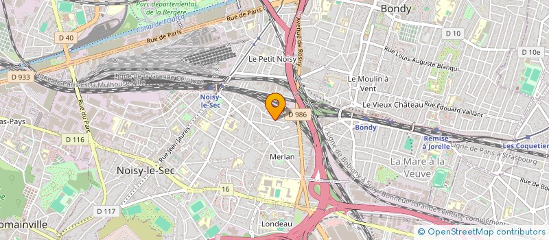 localisation de l'entreprise MADAME MYRIAM CARTIER à NOISY-LE-SEC