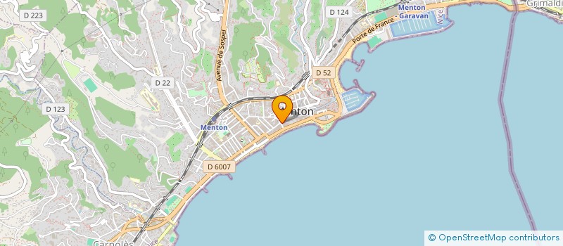 localisation de l'entreprise MADAME MYRIAM CASACCI à MENTON