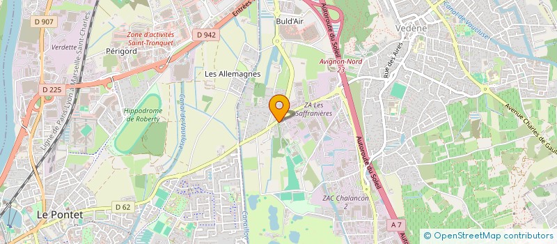 localisation de l'entreprise MADAME MYRIAM CASADEI  VEDENE