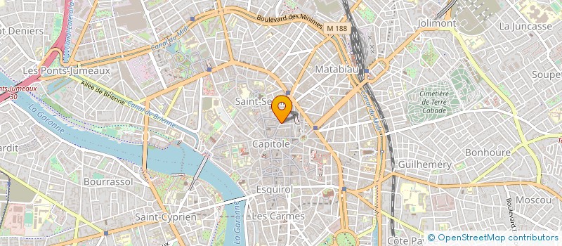 localisation de l'entreprise MADAME MYRIAM CASTEL  TOULOUSE