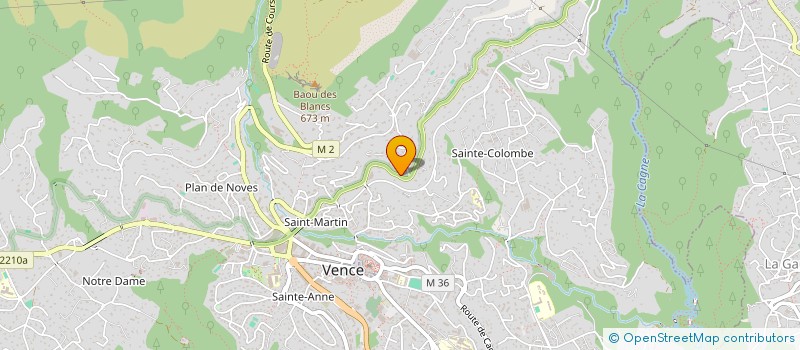 localisation de l'entreprise MADAME MYRIAM CASTREC à VENCE