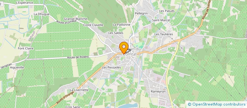 localisation de l'entreprise MADAME MYRIAM CHABANIER  SERIGNAN-DU-COMTAT