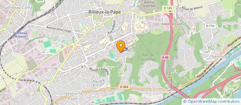 localisation de l'entreprise MADAME MYRIAM CHABI  RILLIEUX-LA-PAPE