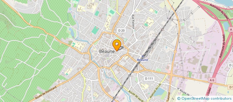 localisation de l'entreprise MADAME MYRIAM CHAGNON à BEAUNE