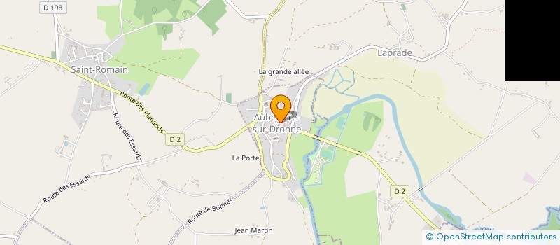 localisation de l'entreprise MADAME MYRIAM CHAMPEAU à AUBETERRE-SUR-DRONNE
