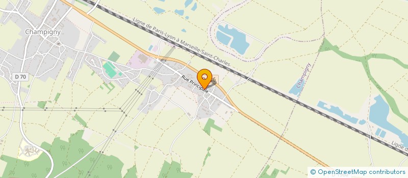 localisation de l'entreprise MADAME MYRIAM CHAUMONT  CHAMPIGNY