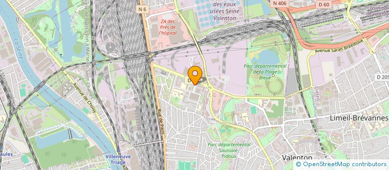 localisation de l'entreprise MADAME MYRIAM CHEBANY  VILLENEUVE-SAINT-GEORGES