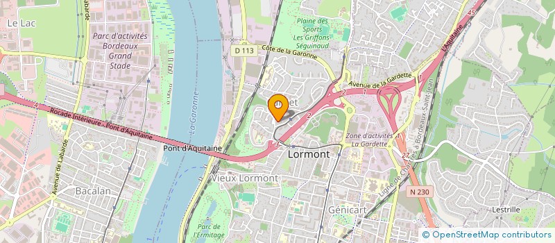 localisation de l'entreprise MADAME MYRIAM CHEHAR  LORMONT