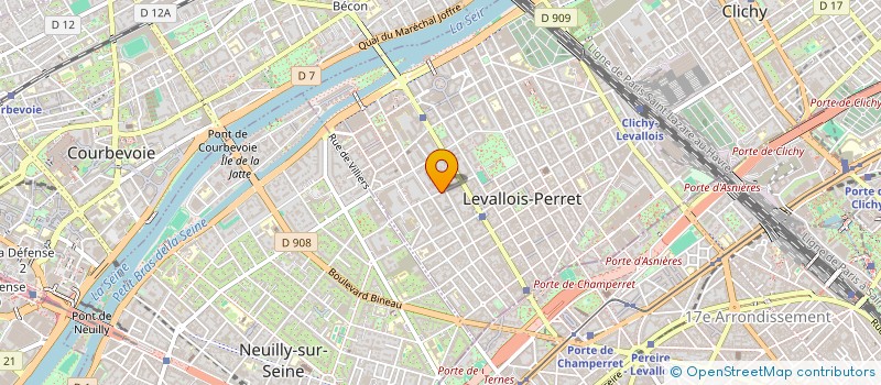 localisation de l'entreprise MADAME MYRIAM CHEMLA à LEVALLOIS-PERRET