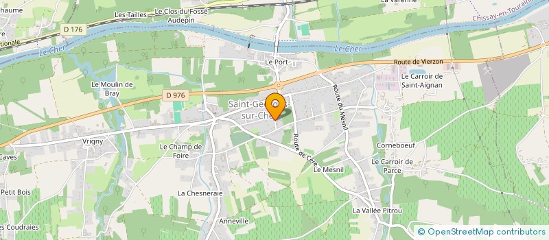 localisation de l'entreprise MADAME MYRIAM CHEVILLOT  SAINT-GEORGES-SUR-CHER