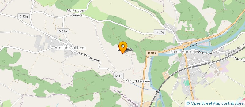 localisation de l'entreprise MADAME MYRIAM CHIROUSSE  ARNAUD-GUILHEM