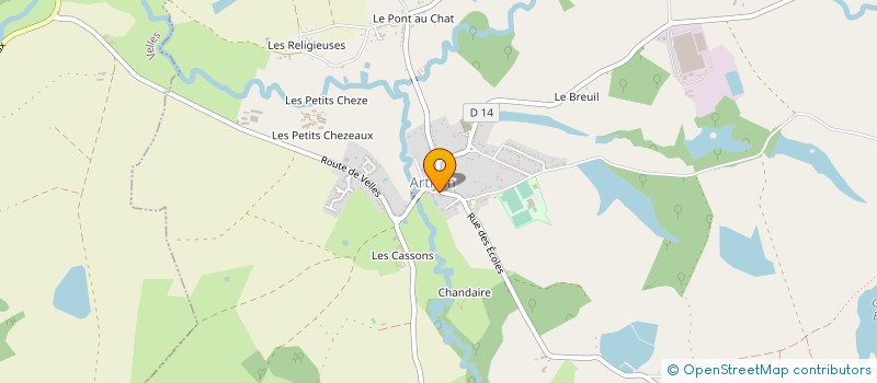 localisation de l'entreprise MADAME MYRIAM CHOLLET à VELLES
