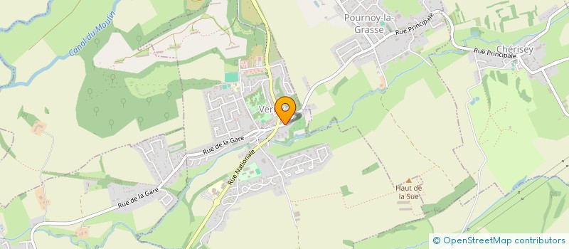 localisation de l'entreprise MADAME MYRIAM CHONE  VERNY