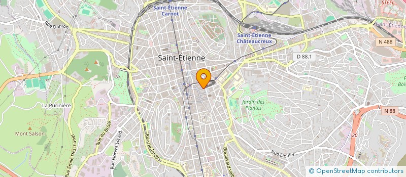 localisation de l'entreprise MADAME MYRIAM CIVATON  SAINT-ETIENNE