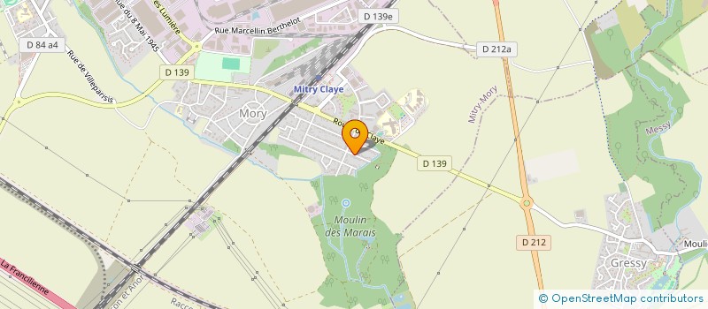 localisation de l'entreprise MADAME MYRIAM COHEN  MITRY-MORY