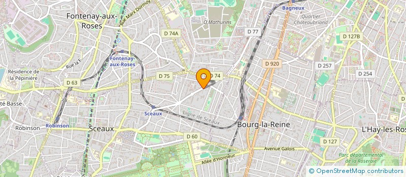 localisation de l'entreprise MADAME MYRIAM COHEN BOULAKIA à SCEAUX