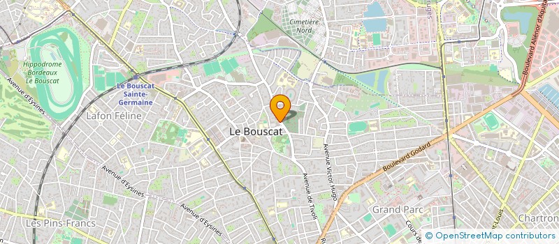 localisation de l'entreprise MADAME MYRIAM COLIGNON à LE BOUSCAT