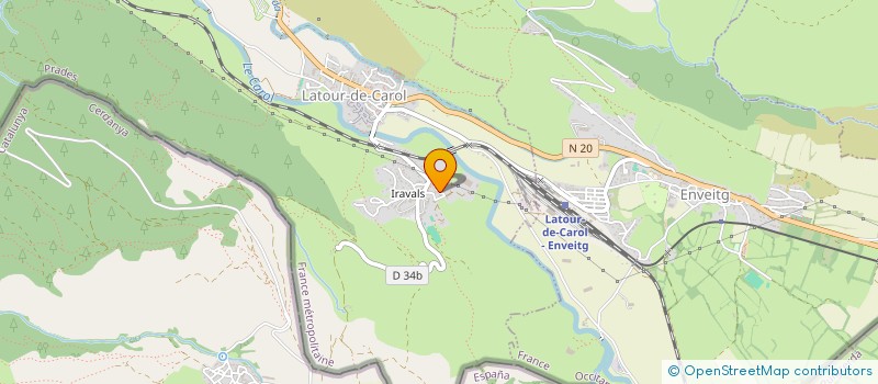 localisation de l'entreprise MADAME MYRIAM CORDOMI  LATOUR-DE-CAROL