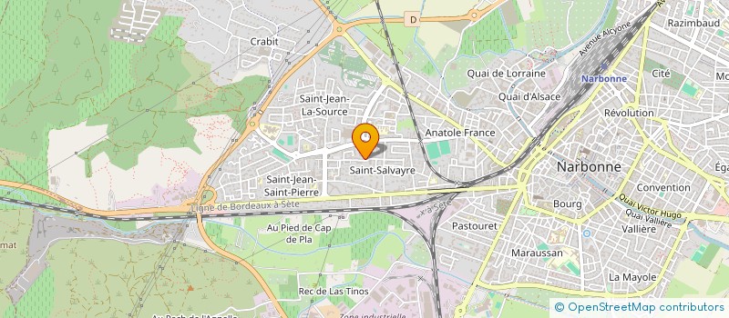 localisation de l'entreprise MADAME MYRIAM CORTES à NARBONNE