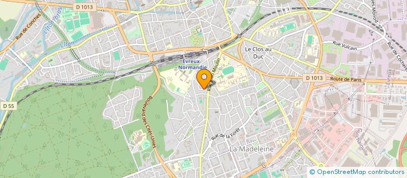 localisation de l'entreprise MADAME MYRIAM COSTIL  EVREUX