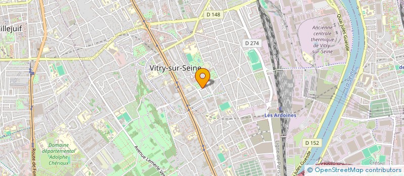 localisation de l'entreprise MADAME MYRIAM COTTENCE  VITRY-SUR-SEINE