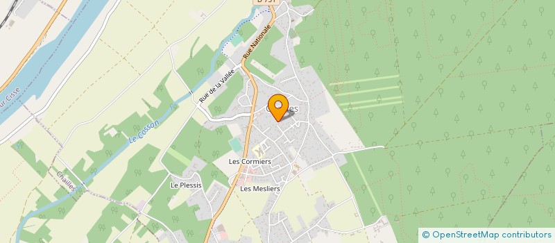 localisation de l'entreprise MADAME MYRIAM COULANGES à CHAILLES