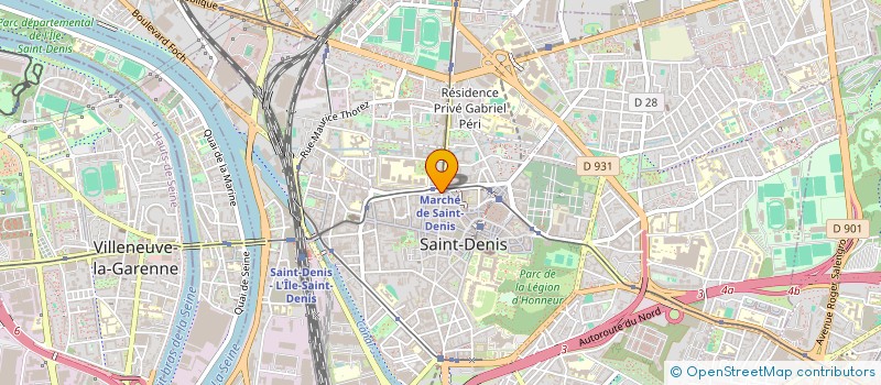 localisation de l'entreprise MADAME MYRIAM COULIBALY à SAINT-DENIS