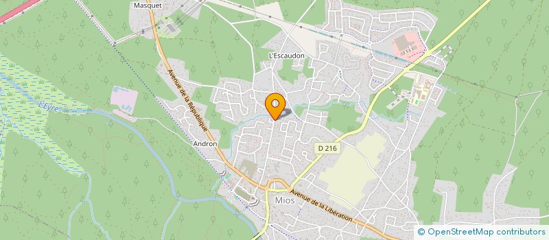 localisation de l'entreprise MADAME MYRIAM COURBIN  MIOS