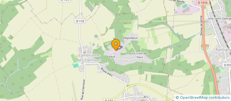 localisation de l'entreprise MADAME MYRIAM COZETTE  CAMBRONNE-LES-CLERMONT