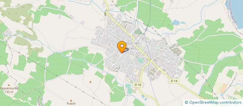 localisation de l'entreprise MADAME MYRIAM CROS à CAZOULS-LES-BEZIERS