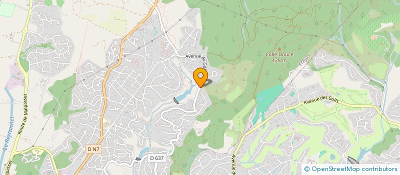 localisation de l'entreprise MADAME MYRIAM CURNILLAT à FREJUS