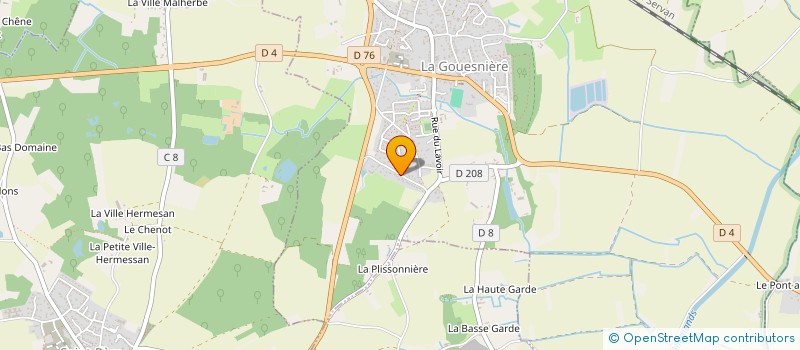 localisation de l'entreprise MADAME MYRIAM D'HERISSART à LA GOUESNIERE