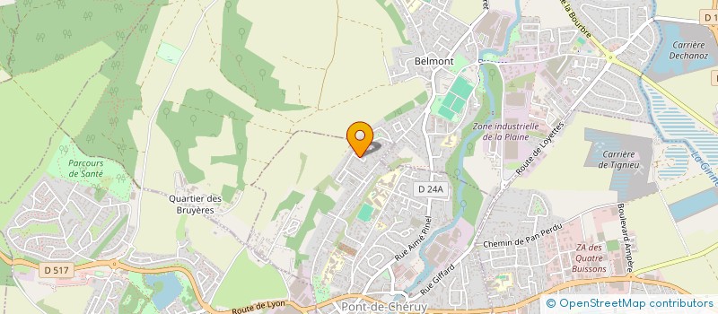 localisation de l'entreprise MADAME MYRIAM DABOUJI  PONT-DE-CHERUY