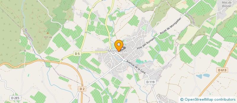 localisation de l'entreprise MADAME MYRIAM DAHROUGE  VILLEVEYRAC