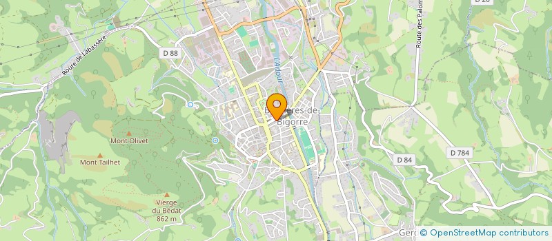 localisation de l'entreprise MADAME MYRIAM DALL OSTO  MARSEILLAN