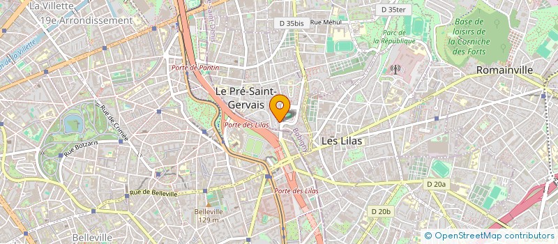 localisation de l'entreprise MADAME MYRIAM DAOUD à LE PRE-SAINT-GERVAIS