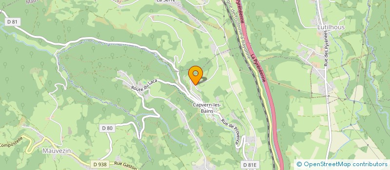 localisation de l'entreprise MADAME MYRIAM DASTUGUE  CAPVERN