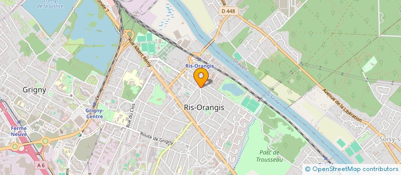 localisation de l'entreprise MADAME MYRIAM DAVAINE  RIS-ORANGIS