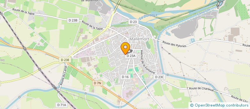 localisation de l'entreprise MADAME MYRIAM DE BRUYN  MALLEMORT