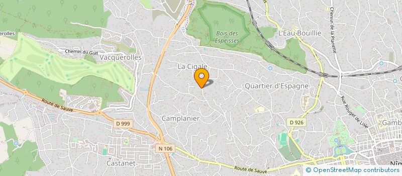 localisation de l'entreprise MADAME MYRIAM DE MONTS DE SAVASSE  NIMES