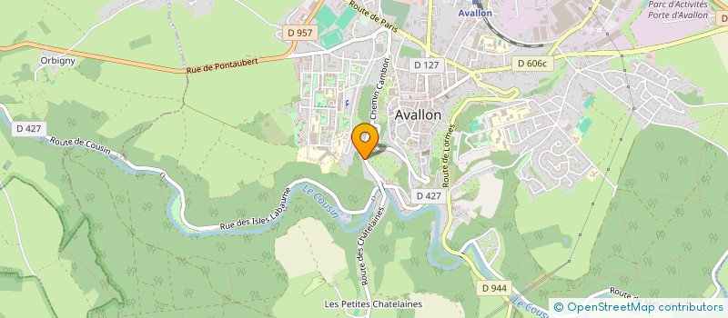 localisation de l'entreprise MADAME MYRIAM DEBORBE à AVALLON