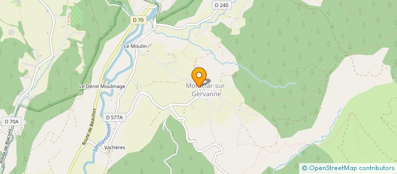 localisation de l'entreprise MADAME MYRIAM DEFFAYSSE  MONTCLAR-SUR-GERVANNE